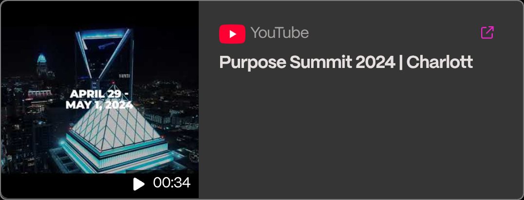 PurposePoint & The Purpose Summit example 2 by Good Wolf Marketing