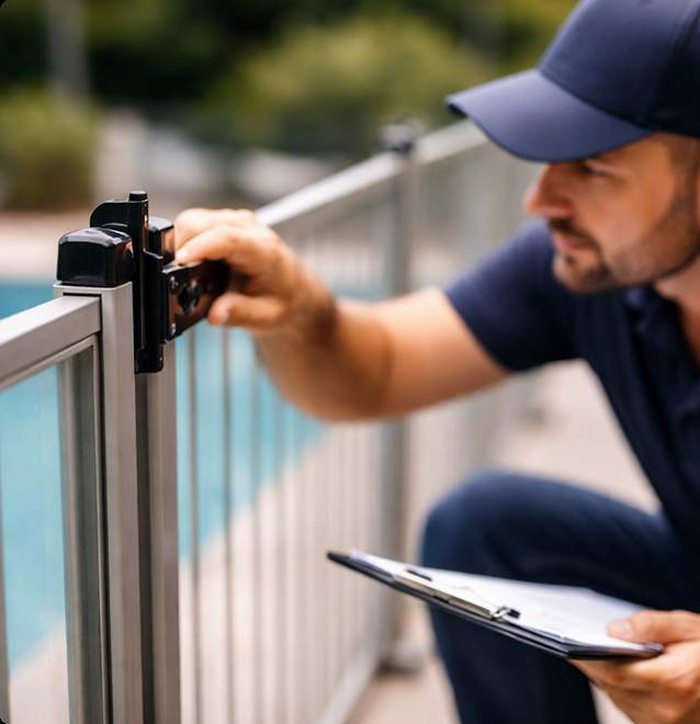 Free, no-obligation pool fence quote — Facebook ad creative for AquaGuard Fencing