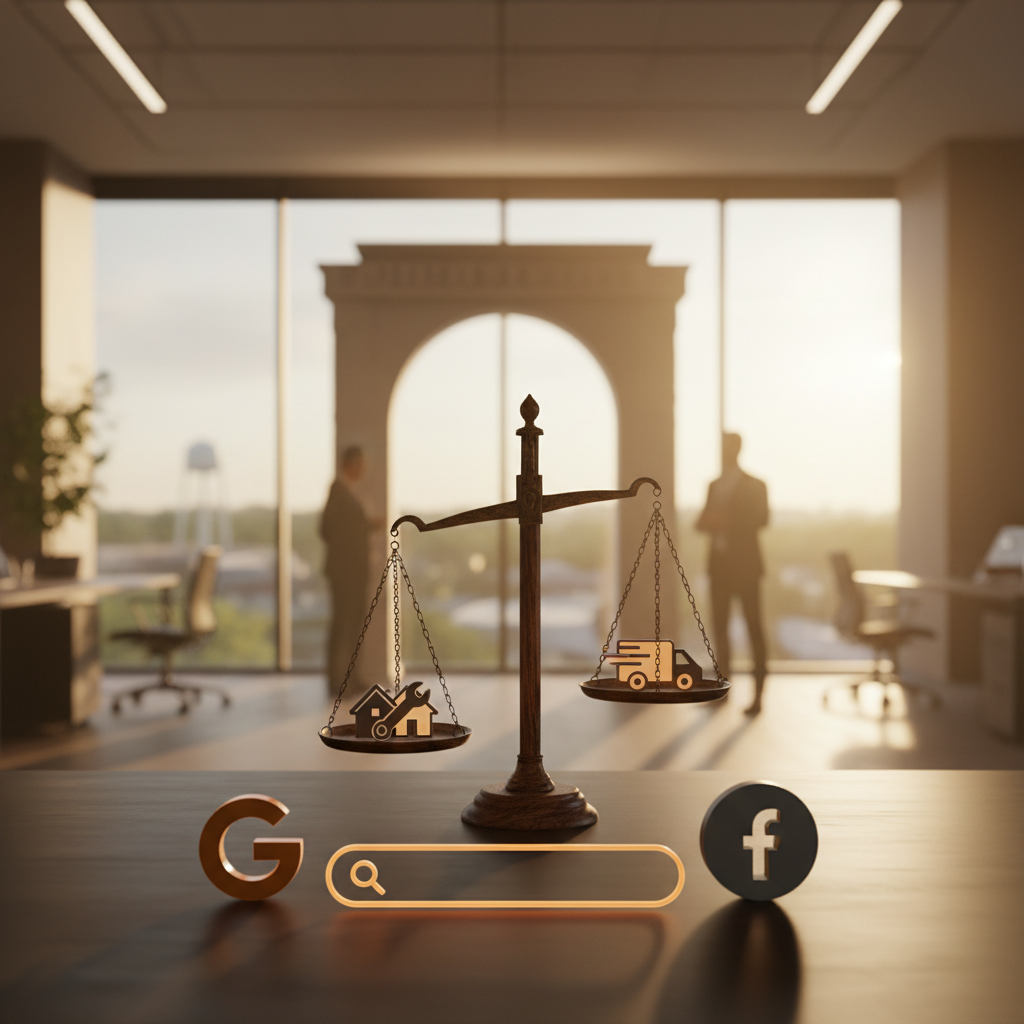 How Troy Service Businesses Should Balance Google Search and Meta Ads — Good Wolf Marketing